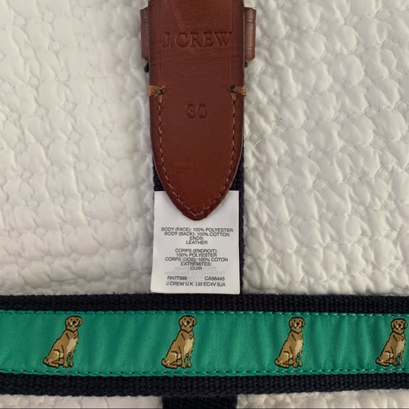 (NWOT) J.Crew leather/cotton belt - Picture 4 of 5